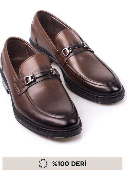 Hakiki Deri, Kauçuk Tabanlı, 4 Mevsim, Iç Dış Deri, Erkek Klasik Ayakkabı