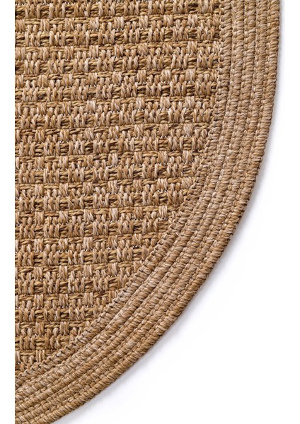 Boho 05 Naturel Oval Jüt Halı Yolluk Jüt Taban Jüt Kilim Hasır Halı Otantik Bohem Halı fiyatları