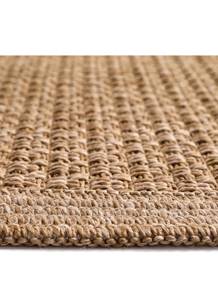 Boho 05 Naturel Oval Jüt Halı Yolluk Jüt Taban Jüt Kilim Hasır Halı Otantik Bohem Halı indirimleri