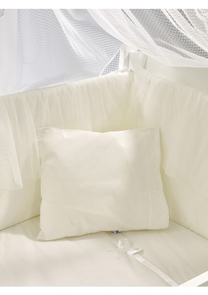 Mia Anne Yanı Ahşap Sallanır Beşik 60x120 cm (beyaz-ekru) modelleri