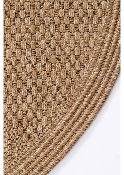 Boho 01 Naturel Yuvarlak Jüt Halı Yolluk Jüt Taban Jüt Kilim Hasır Halı Otantik Bohem Halı modelleri