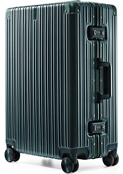 Nınetygo All-Round Guard Luggage 26" Green Çok Yönlü Koruyucu Bagaj Yeşil %100 Bayer Covestro Makrolon® Polikarbonat (Pc) Gövde ve Alüminyum-Magnezyum Alaşımlı