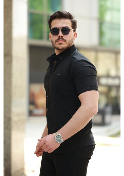 Erkek Çıtçıt Düğmeli Kısa Kollu Gömlek fiyatları