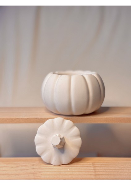 Balkabağı Seramik Kutu – Boyamaya Hazır El Yapımı Dekoratif Obje modelleri