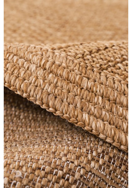 Boho 01 Naturel Yuvarlak Jüt Halı Yolluk Jüt Taban Jüt Kilim Hasır Halı Otantik Bohem Halı fiyatları