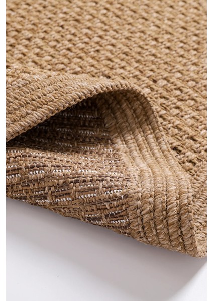 Boho 03 Naturel Yuvarlak Jüt Halı Yolluk Jüt Taban Jüt Kilim Hasır Halı Otantik Bohem Halı fiyatları