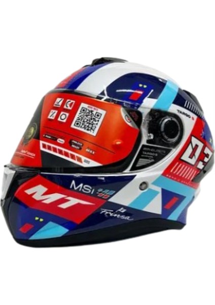 Full Face Kask FF106B Targo S Sergio Garcıa D7 Parlak (L)