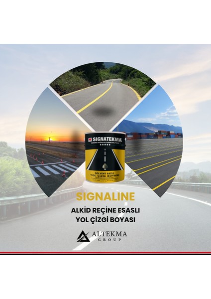 Signaline - Alkid Esaslı Yol Çizgi Boyası 25 KG