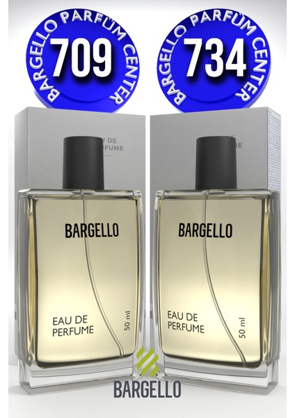 Parfüm 709 Erkek Oriental 50 Ml + 734 Erkek Oriental 50 Ml Edp