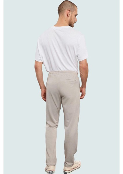Erkek Regular Fit Rahat Beli Lastikli Duble Paça Pantolon Dokuma Kumaş Günlük Kullanım Hafta Sonu modelleri