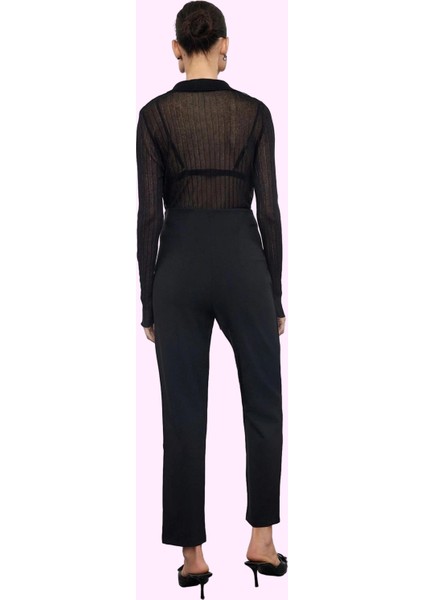 Kadın Yüksek Bel Cigarette Kalıp Dokuma Pantolon Finike Günlük Kullanım Yaz Aylarının Vazgeçilmezi modelleri