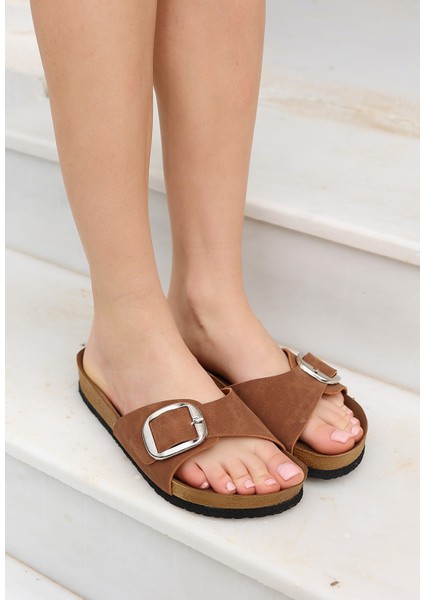 Bernishoes Zooy Taba Nubuk Terlik fiyatları