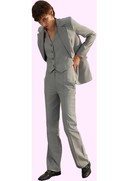 Kadın Yüksek Bel Geniş Paça Düz Pantolon Straight Kalıp Iş ve Günlük Yaz Aylarının Vazgeçilmezi fiyatları