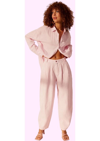 Kadın Yüksek Bel Geniş Paça Keten Pantolon Yaz Aylarının Vazgeçilmezi Stilin Buluştuğu Yer