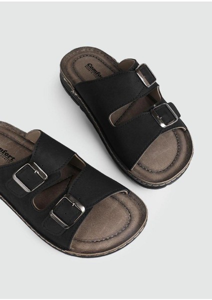 Erkek Ortopedik Rahat Taban Tokalı Günlük Kullanım Terlik fiyatları