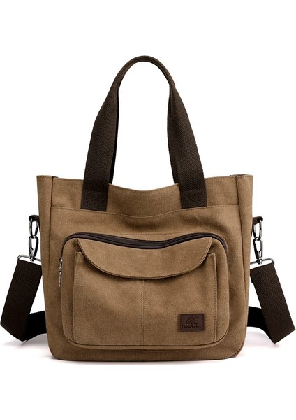 Tuval Tote Omuz Alışveriş Çantaları Kadınlar Içın Omuz Retro Kanvas Kadın Çantaları Yeniden Kullanılabilir Alışveriş Çantası Büyük Kadın Çantaları (Yurt Dışından)