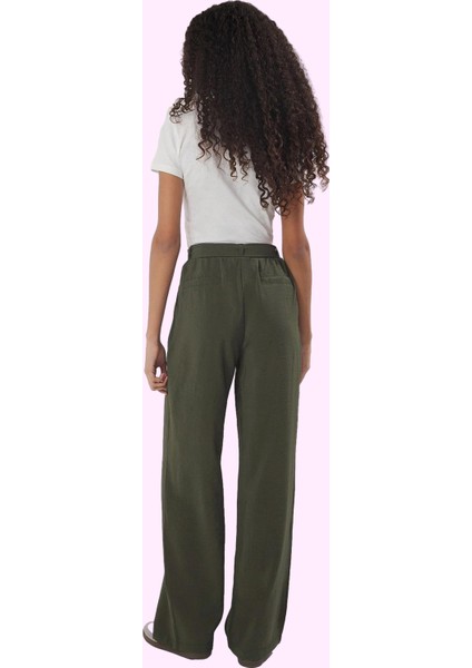 Kadın Geniş Paça Wide Leg Pantolon Kemerli Yazlık Günlük Kullanım Yaz Aylarının Vazgeçilmezi modelleri