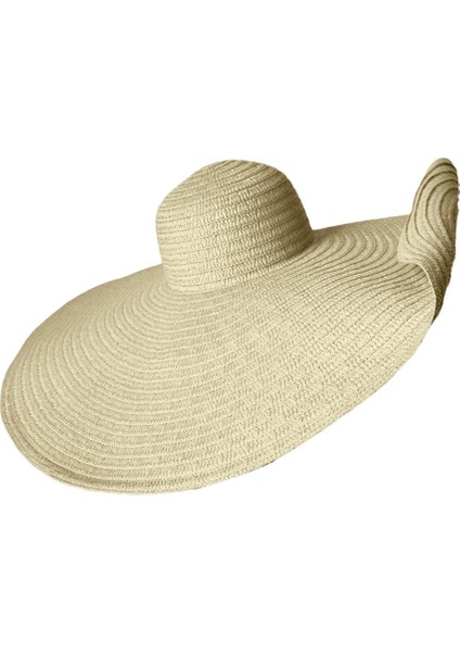 Yaz Katlanır Geniş Kenarlı Hasır Ş Seyahatine Karşı (Yurt Dışından)