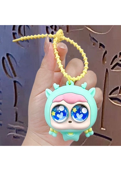 Dekoratif Küçük Hediyeler Dekompresyon Anahtarlık Kitap Çantası Kolye Araba Anahtarı (Yurt Dışından)