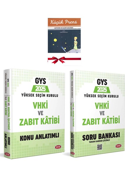 2025 Gys Ysk Yüksek Seçim Kurulu Vhki ve Zabıt Katibi Sınavına Hazırlık Seti