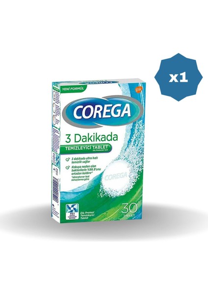 Di̇ş Protez Temi̇zleyi̇ci̇ 30'lu Tablet - (1 Adet)