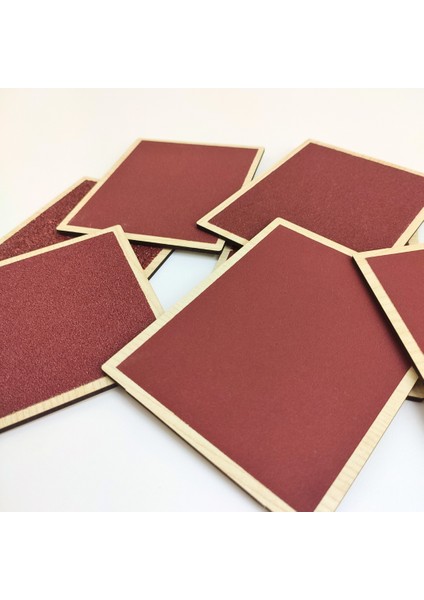 Dokunma Duyusu Geliştirme Seti – Montessori Dokunma Tabletleri – Pürüzlü-Düzgün Yüzey Eşleştirme Aktivitesi