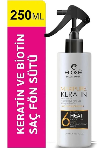 Kırıklara Karşı Etkili Besleyici Onarıcı Keratin ve Biotinli Saç Bakım Fön Sütü 250 Ml. modelleri