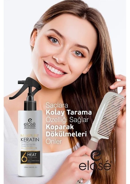 Kırıklara Karşı Etkili Besleyici Onarıcı Keratin ve Biotinli Saç Bakım Fön Sütü 250 Ml. indirimleri