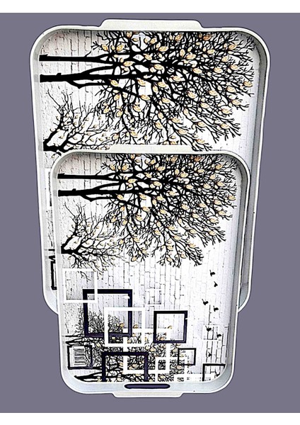 Tepsi Plastik Büyük Küçük Boy Ikili Tepsi Çay Kahve Tepsi fiyatları