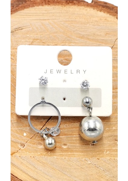 Renkli Figürlü Lüks Küpe