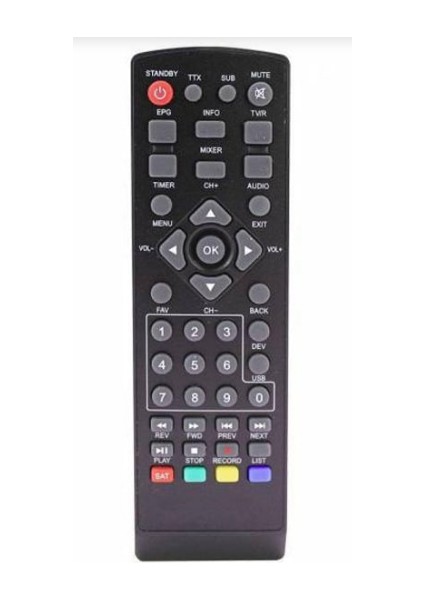 Weko Kr Globex GLB-8800 Mini Hd * Mıllenıum Mini Hd Uydu Kumandası