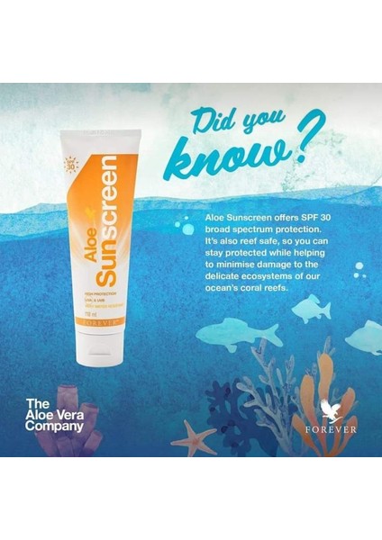 Aloe Veralı Aloe Sunscreen Güneş Kremi Spf 30 fırsatları