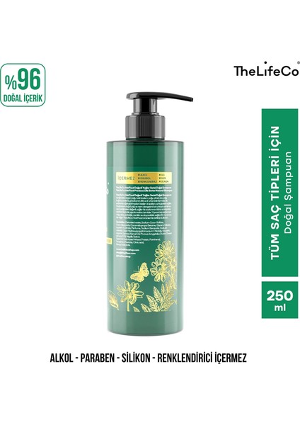 Derin Bakım - Doğal Şampuan 250 ml & Onarıcı Doğal Saç Maskesi 200 ml