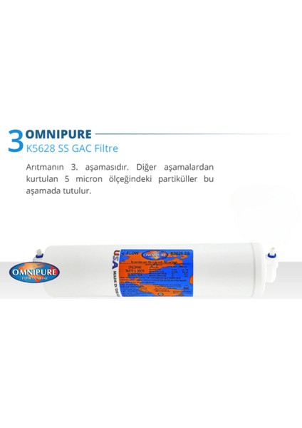 Usa Omnipure K56-05-33-28 Serisi Nsf Filtre Seti