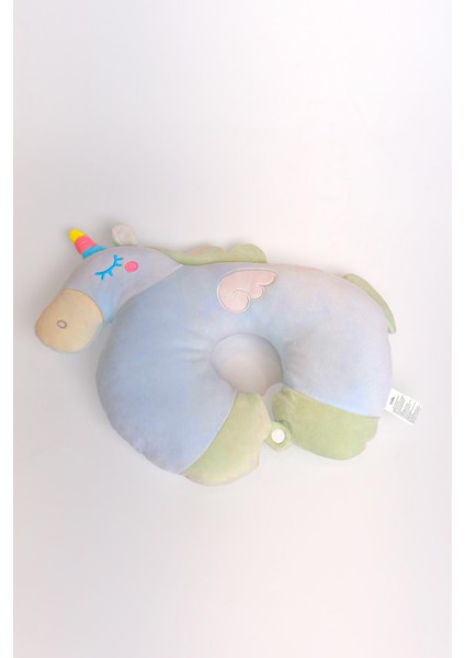 Unicorn Boyun Yastığı Mavi