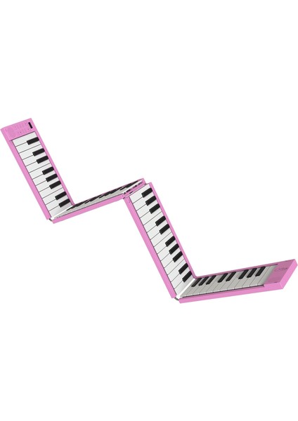 Carry-On Folding 88 Tuşlu Taşınabilir &amp; Katlanabilir Dijital Piyano (Pembe)