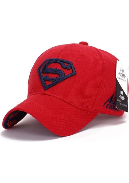 Superman Erkek Boy Beyzbol Şapkası Snapback Spor Kamyon Şoförü Ayarlanabilir Güneş Şapkası () (Yurt Dışından)