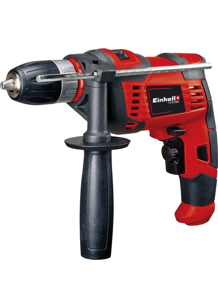 Darbeli Matkap TC-ID 550 E (550 W, elektronik devir ayarı, devir ön seçimi, sağ/sol dönüş, metal derinlik mesnedi, yardımcı tutma kolu) - 4258621