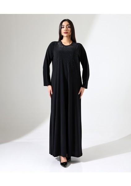 Taş Detaylı Uzun Iç Elbise modelleri