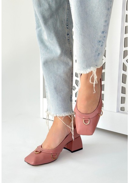 Bernishoes Cande Pudra Cilt Topuklu Ayakkabı modelleri