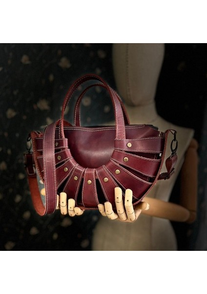 Carıdea El Yapımı Hakiki Deri Bayan Çanta, Clutch, El Omuz Çantası V27 fiyatları