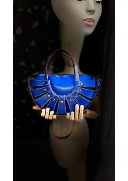 Carıdea El Yapımı Hakiki Deri Bayan Çanta, Clutch, El Omuz Çantası V120 fırsatları