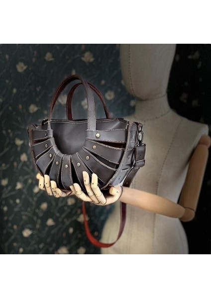Carıdea El Yapımı Hakiki Deri Bayan Çanta, Clutch, El Omuz Çantası V85 modelleri