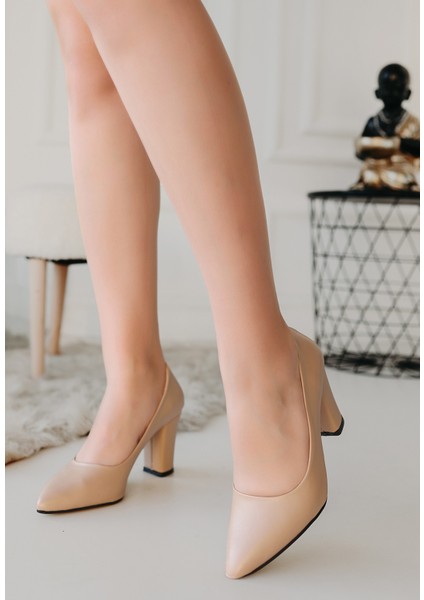 Bernishoes Giort Nude Cilt Topuklu Ayakkabı fiyatları