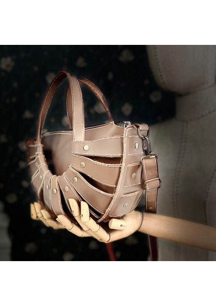 Carıdea El Yapımı Hakiki Deri Bayan Çanta, Clutch, El Omuz Çantası V26 fiyatları