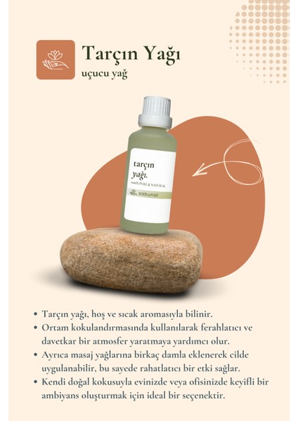 Tarçın Yağı 50 ml - Aromaterapi, Saç ve Cilt Bakım Yağı fiyatları