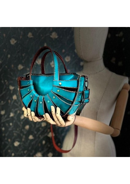 Carıdea El Yapımı Hakiki Deri Bayan Çanta, Clutch, El Omuz Çantası V29 fiyatları