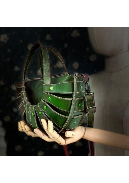 Carıdea El Yapımı Hakiki Deri Bayan Çanta, Clutch, El Omuz Çantası V1 fiyatları