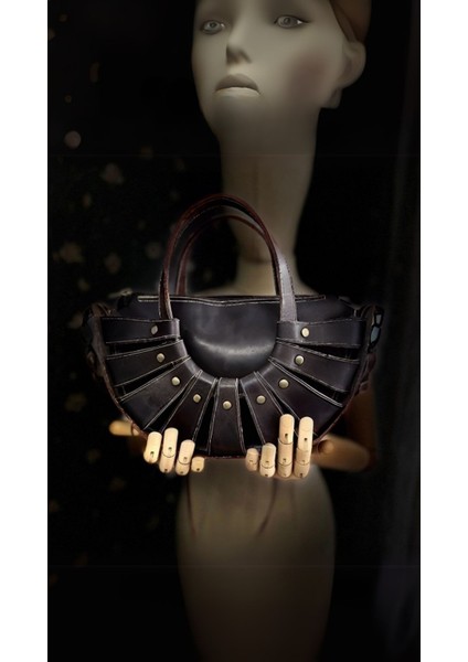 Carıdea El Yapımı Hakiki Deri Bayan Çanta, Clutch, El Omuz Çantası V93 fiyatları