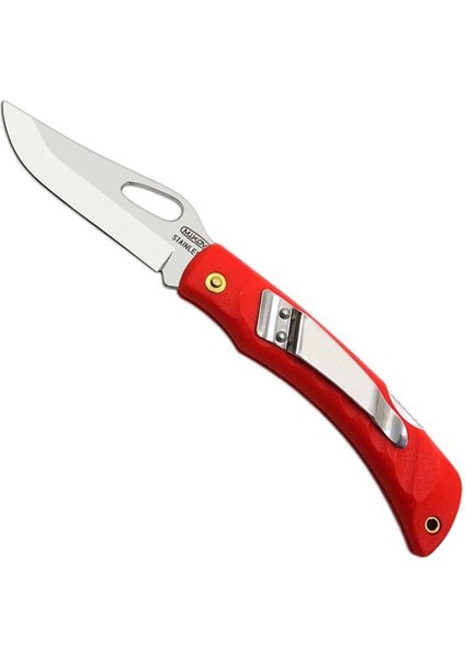 V1812899 Crocodile Knife Kırmızı Çakı (243-NH-1/B Clip/red)